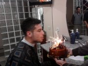 hem tıraş hem süpriz doğum günü :)